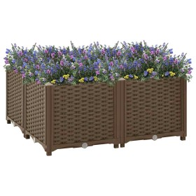 Arriate de polipropileno 80x80x38 cm en Macetas y jardineras | Comprar online en Foru.es