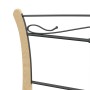 Estructura de cama de metal negra 200x200 cm de vidaXL, Camas y somieres - Ref: Foro24-324889, Precio: 151,56 €, Descuento: %