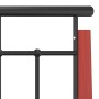 Estructura de cama metal y madera maciza de roble 200x200 cm de vidaXL, Camas y somieres - Ref: Foro24-324896, Precio: 149,31...