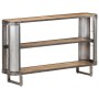 Aparador de madera maciza de mango 120x30x73 cm de vidaXL, Aparadores - Ref: Foro24-321951, Precio: 206,69 €, Descuento: %