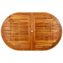 Mesa de comedor jardín madera maciza acacia (160-240)x100x75 cm en Mesas de jardín | Comprar online en Foru.es