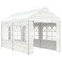 Cenador con techo polietileno blanco 4,46x2,28x2,69 m de vidaXL, Carpas y cenadores - Ref: Foro24-3155478, Precio: 224,46 €, ...