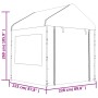 Cenador con techo polietileno blanco 4,46x2,28x2,69 m de vidaXL, Carpas y cenadores - Ref: Foro24-3155478, Precio: 224,46 €, ...