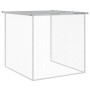 Gallinero con techo acero galvanizado gris claro 603x98x90 cm de vidaXL, Jaulas y habitáculos para animales pequeños - Ref: F...