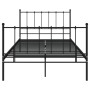 Estructura de cama de metal negro 120x200 cm de vidaXL, Camas y somieres - Ref: Foro24-324952, Precio: 107,09 €, Descuento: %