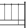 Estructura de cama de metal negro 120x200 cm de vidaXL, Camas y somieres - Ref: Foro24-324952, Precio: 107,09 €, Descuento: %