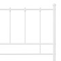 Estructura de cama de metal blanco 120x200 cm de vidaXL, Camas y somieres - Ref: Foro24-324953, Precio: 96,58 €, Descuento: %