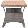 Mesa de jardín de madera maciza de acacia gris 120x70x66 cm en Mesas de jardín | Comprar online en Foru.es