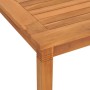Mesa de comedor de jardín madera maciza de teca 85x85x75 cm en Mesas de jardín | Comprar online en Foru.es