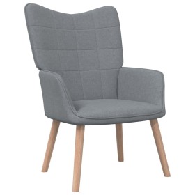 Sillón de relax de tela gris claro de vidaXL, Sillones - Ref: Foro24-327919, Precio: 118,88 €, Descuento: %