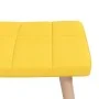 Rocking chair with footrest mustard yellow fabric by vidaXL, Rocking chairs - Ref: Foro24-328025, Price: 159,87 €, Discount: %