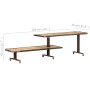 Mueble para TV de madera maciza de mango 160x30x40 cm de vidaXL, Muebles TV - Ref: Foro24-321960, Precio: 72,33 €, Descuento: %
