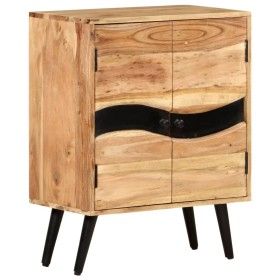 Aparador de madera maciza de acacia 57x34x75 cm de vidaXL, Aparadores - Ref: Foro24-322677, Precio: 181,46 €, Descuento: %