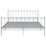 Estructura de cama de metal gris 180x200 cm de vidaXL, Camas y somieres - Ref: Foro24-324963, Precio: 126,08 €, Descuento: %