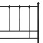 Estructura de cama de metal negro 200x200 cm de vidaXL, Camas y somieres - Ref: Foro24-324964, Precio: 123,25 €, Descuento: %