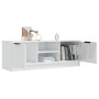 Mueble de TV madera contrachapada blanco brillo 102x35x36,5 cm de vidaXL, Muebles TV - Ref: Foro24-811517, Precio: 77,71 €, D...