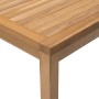 Mesa de comedor de jardín madera maciza de teca 110x110x77 cm en Mesas de jardín | Comprar online en Foru.es