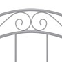 Estructura de cama de metal gris 100x200 cm de vidaXL, Camas y somieres - Ref: Foro24-324993, Precio: 111,48 €, Descuento: %