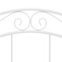 Estructura de cama de metal blanco 120x200 cm de vidaXL, Camas y somieres - Ref: Foro24-324995, Precio: 143,00 €, Descuento: %