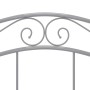 Estructura de cama de metal gris 120x200 cm de vidaXL, Camas y somieres - Ref: Foro24-324996, Precio: 120,03 €, Descuento: %
