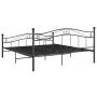 Estructura de cama de metal negro 140x200 cm de vidaXL, Camas y somieres - Ref: Foro24-324997, Precio: 204,14 €, Descuento: %
