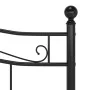 Estructura de cama de metal negro 140x200 cm de vidaXL, Camas y somieres - Ref: Foro24-324997, Precio: 204,14 €, Descuento: %