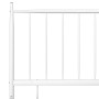 Estructura de cama de metal blanco 100x200 cm de vidaXL, Camas y somieres - Ref: Foro24-325013, Precio: 81,69 €, Descuento: %