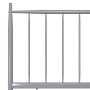 Estructura de cama de metal gris 100x200 cm de vidaXL, Camas y somieres - Ref: Foro24-325014, Precio: 117,94 €, Descuento: %