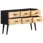 Aparador de madera maciza de mango 110x33x64 cm de vidaXL, Aparadores - Ref: Foro24-322678, Precio: 170,27 €, Descuento: %