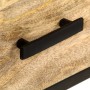 Aparador de madera maciza de mango 110x33x64 cm de vidaXL, Aparadores - Ref: Foro24-322678, Precio: 170,27 €, Descuento: %