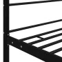 Estructura de cama con dosel metal negro 90x200 cm de vidaXL, Camas y somieres - Ref: Foro24-325051, Precio: 116,70 €, Descue...