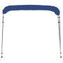 Toldo Bimini de 4 arcos azul 243x180x137 cm de vidaXL, Cubiertas para almacenamiento de barcas - Ref: Foro24-92370, Precio: 1...