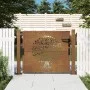 Corten steel garden gate tree design 105x105 cm by vidaXL, garden gates - Ref: Foro24-153161, Price: 190,05 €, Discount: %