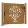 Corten steel garden gate tree design 105x105 cm by vidaXL, garden gates - Ref: Foro24-153161, Price: 190,05 €, Discount: %