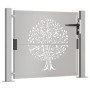 Puerta de jardín acero corten diseño árbol 105x105 cm de vidaXL, Puertas de jardín - Ref: Foro24-153161, Precio: 194,80 €, De...