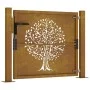 Gartentor aus Cortenstahl, Baumdesign, 105 x 105 cm von vidaXL, Gartentore - Ref: Foro24-153161, Preis: 190,05 €, Rabatt: %