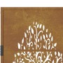 Puerta de jardín acero corten diseño árbol 105x105 cm de vidaXL, Puertas de jardín - Ref: Foro24-153161, Precio: 194,80 €, De...