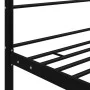 Estructura de cama con dosel metal negro 180x200 cm de vidaXL, Camas y somieres - Ref: Foro24-325066, Precio: 168,30 €, Descu...