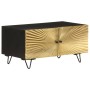 Mesa de centro de madera maciza de mango 90x50x45cm de vidaXL, Mesas de centro - Ref: Foro24-322683, Precio: 230,13 €, Descue...