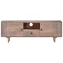 Mueble de TV de madera maciza de acacia 118x30x40 cm de vidaXL, Muebles TV - Ref: Foro24-322684, Precio: 130,12 €, Descuento: %