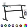 Escritorio gaming con luz LED forma Y negro 110x60x75 cm de vidaXL, Escritorios - Ref: Foro24-325420, Precio: 140,92 €, Descu...