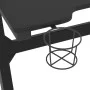 Escritorio gaming con luz LED forma Y negro 110x60x75 cm de vidaXL, Escritorios - Ref: Foro24-325420, Precio: 140,92 €, Descu...