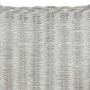 Sofá de 2 plazas de ratán natural y lino gris de vidaXL, Sofás - Ref: Foro24-325467, Precio: 293,64 €, Descuento: %