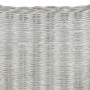Sofá de 2 plazas de ratán natural y lino gris de vidaXL, Sofás - Ref: Foro24-325467, Precio: 296,17 €, Descuento: %