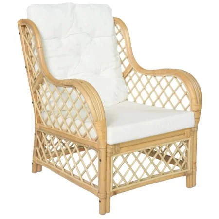 Sofa mit Kissen aus natürlichem Rattan und Leinen von vidaXL, Sofas - Ref: Foro24-325469, Preis: 302,68 €, Rabatt: %