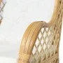 Sofá con cojín ratán natural y lino de vidaXL, Sofás - Ref: Foro24-325469, Precio: 302,68 €, Descuento: %