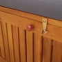 Banco de almacenaje con cojín madera maciza de acacia 170 cm en Bancos de jardín | Comprar online en Foru.es
