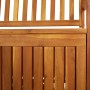 Banco de almacenaje madera maciza de acacia 148 cm en Bancos de jardín | Comprar online en Foru.es