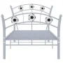 Estructura de cama con diseño de fútbol metal gris 90x200 cm de vidaXL, Camas y somieres - Ref: Foro24-324746, Precio: 101,26...