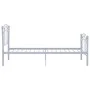 Estructura de cama con diseño de fútbol metal gris 90x200 cm de vidaXL, Camas y somieres - Ref: Foro24-324746, Precio: 101,26...